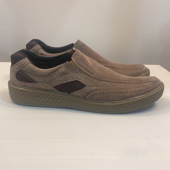 Padrinii Genuine Leather Shoes - Tan Brown Suede - Picture 2 of 11